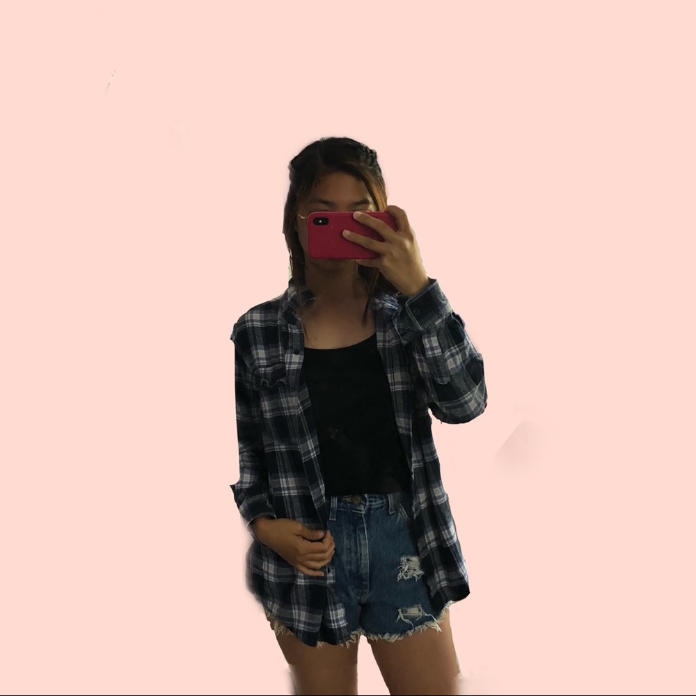 F21 “ let’s run away” Flannel
